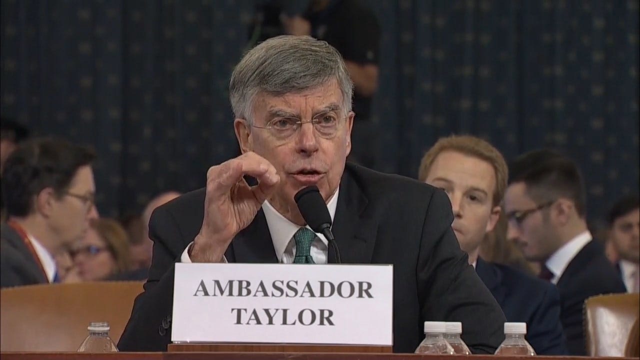 Ambassador Taylor On Withholding Assistance To Ukraine: 'It Was Crazy'
