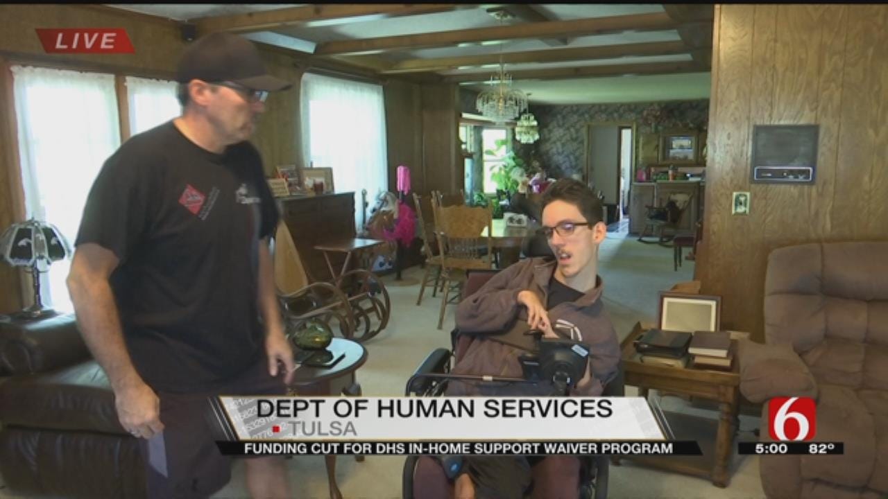 Tulsa Father Worries DHS Budget Cuts Will Impact Care Of Dependent Son