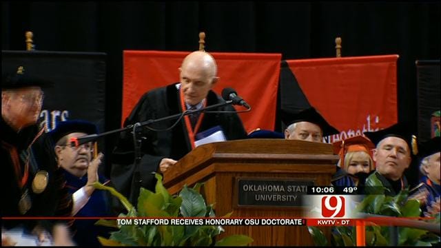 Retired Astronaut Receives Honorary Doctorate At OSU