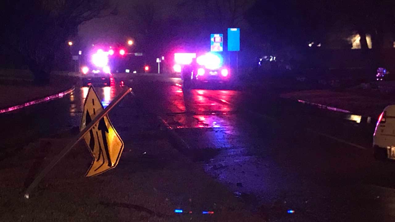 Tulsa Chase Ends In Crash Near Delaware & I-244