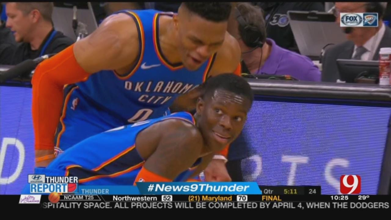 Schroder Scores 18 In 4th To Rally Thunder Past Magic
