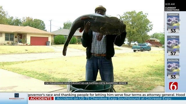 UPDATE: Oklahoma Man Who Caught Massive Catfish Gets A Surprise