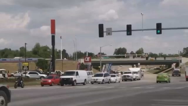 WEB EXTRA: Video Of Sand Springs' New Left Turn Traffic Signal