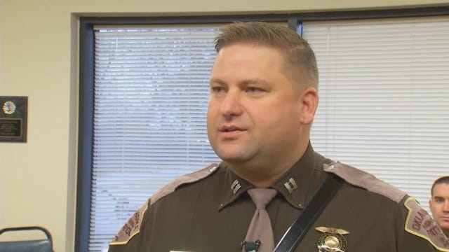 WEB EXTRA: Oklahoma Highway Patrol Captain George Brown Talks About Christmas Delivery
