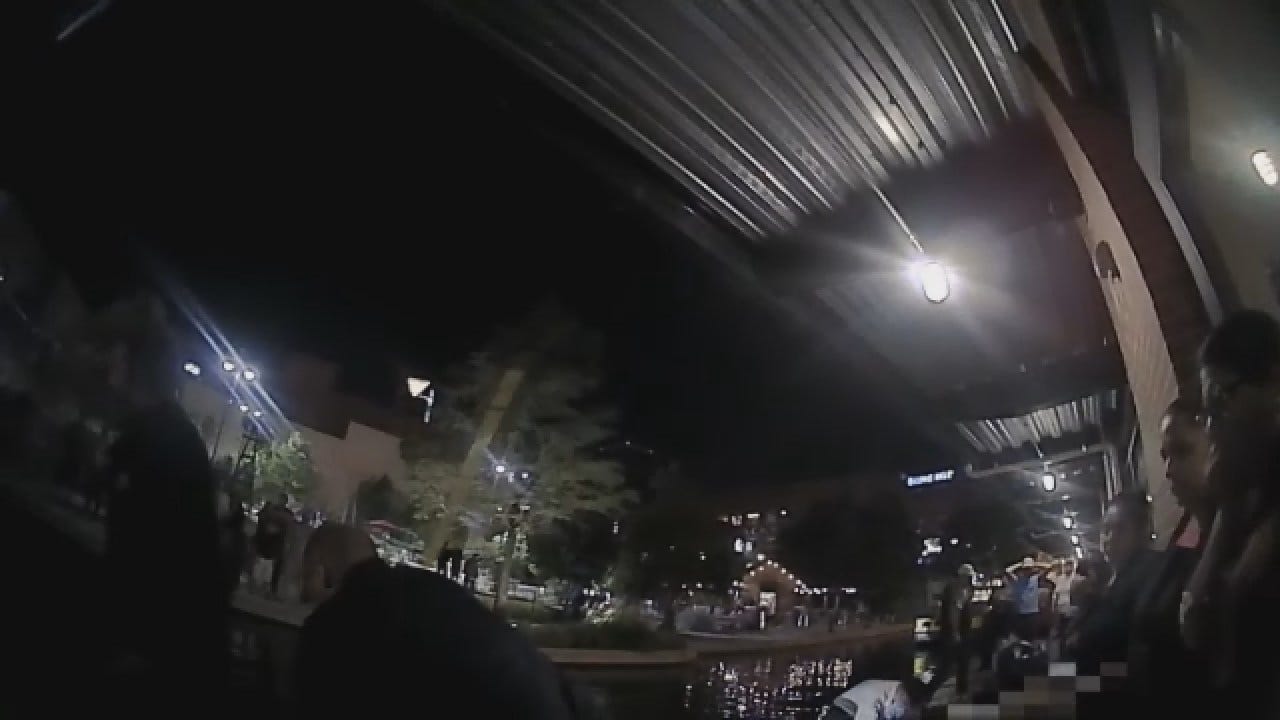 Body Cam Footage Of Moments After Bricktown Canal Electrocution