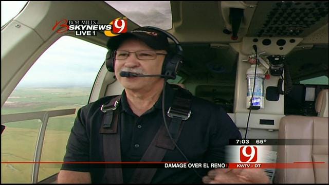 SkyNews 9 Flies Over Tornado Damage In El Reno