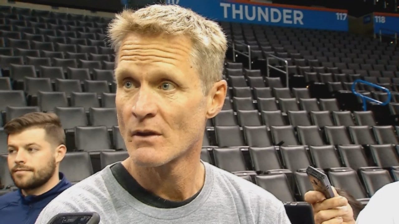Steve Kerr Discusses Game 3 Of West Finals After Saturday's Practice