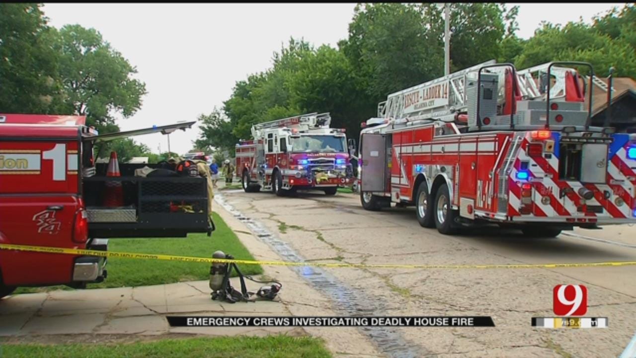 OKCFD: 1 Fatality In NW OKC House Fire