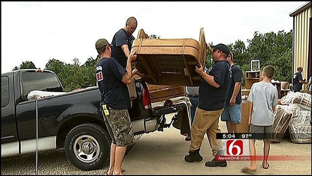 Terlton Community, Firefighters Help Wildfire Victims Rebuild Their Lives