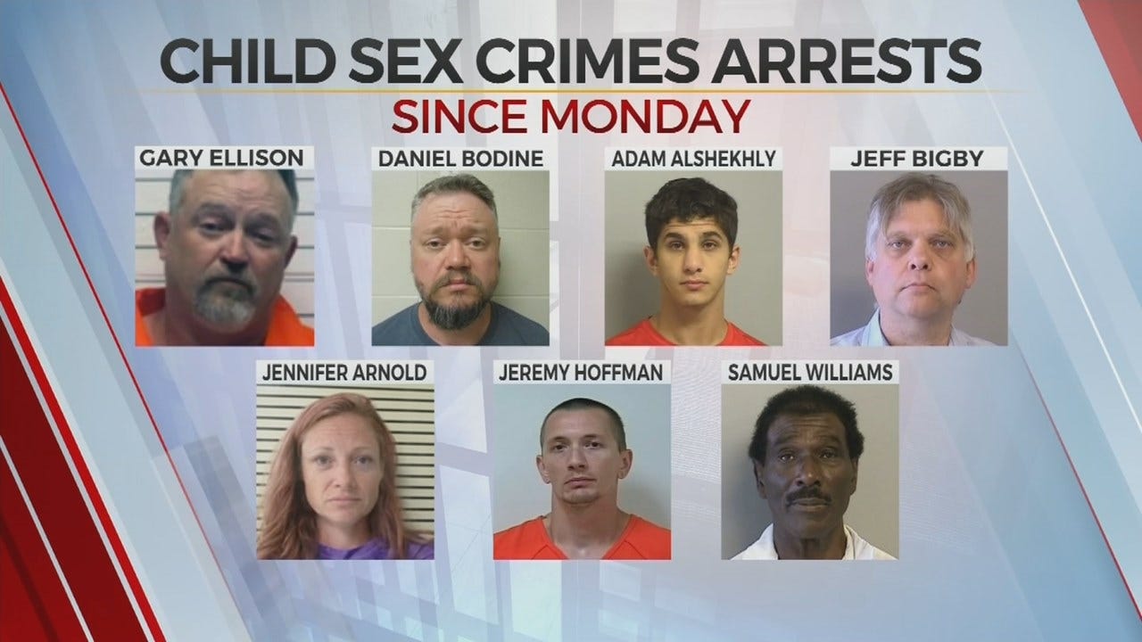 Tulsa Sees 7 Child Sex Crimes In 5 Days