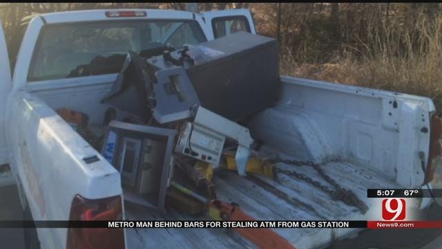 Metro Man Behind Bars For Stealing ATM From Gas Station