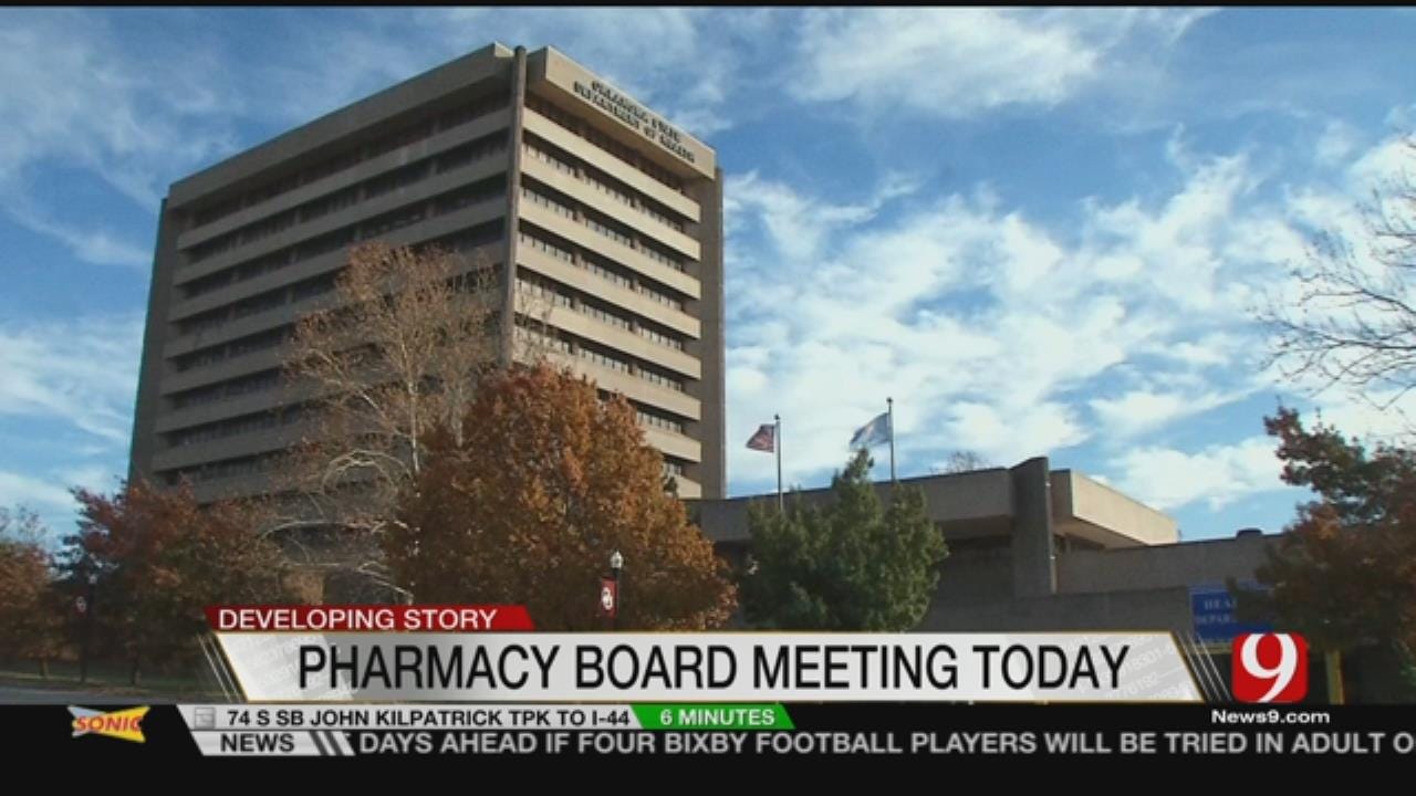Pharmacy Board To Discuss Disciplinary Action For Executive Director