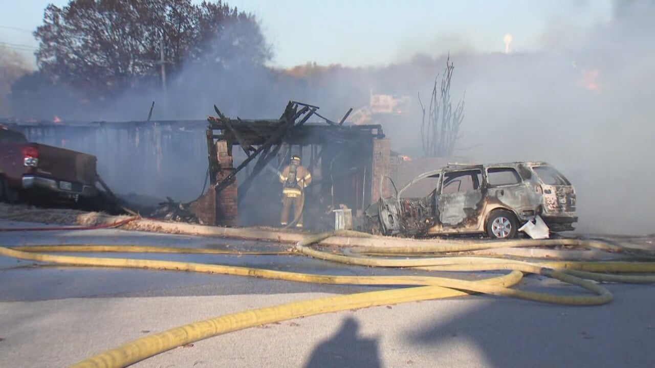 Fire Spreads To 3 Tulsa Homes; Crews Deal With Fast-Moving Winds