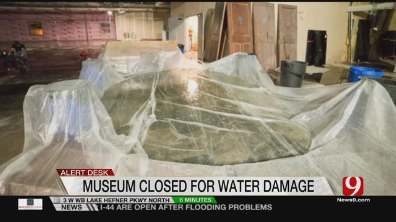 Sunday Rains Cause Memorial Museum To Flood