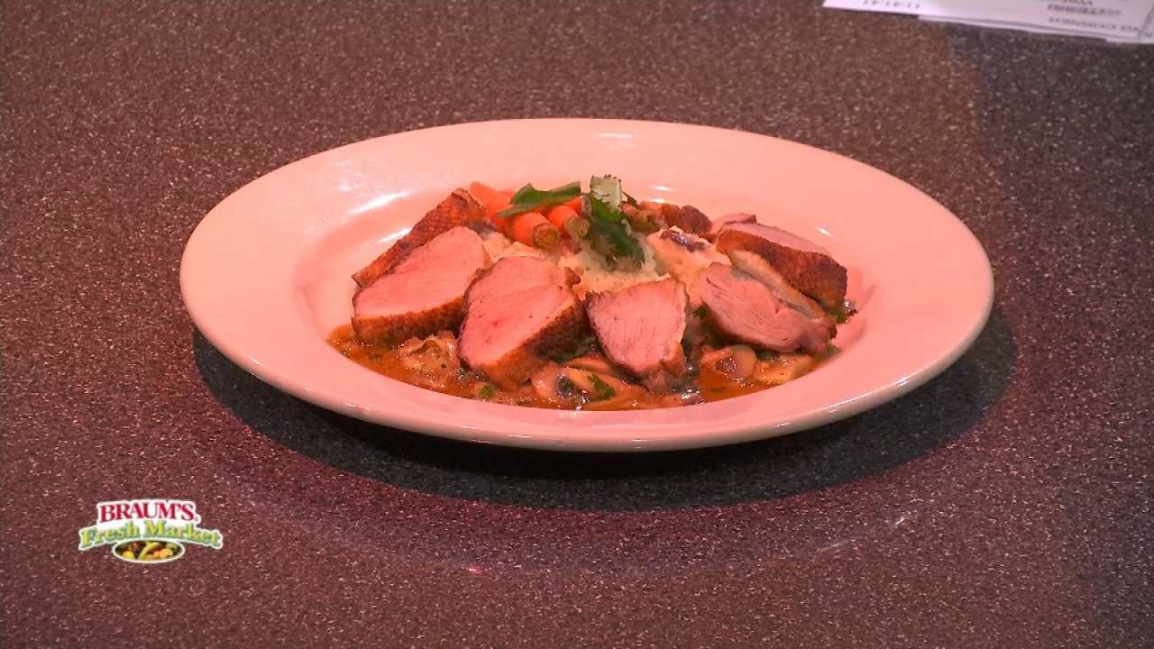 Pan Roasted Duck Breast In Sherry Sauce
