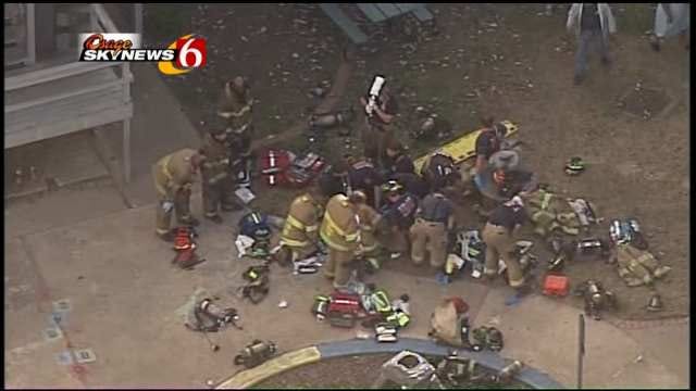 Osage Skynews 6: Firefighters Work To Save Life Of Fire Victim