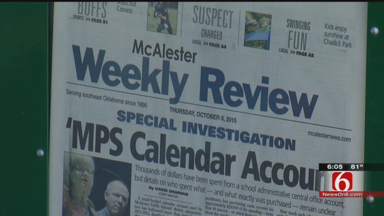 Newspaper, OSBI Investigating Possible Misconduct In McAlester School District