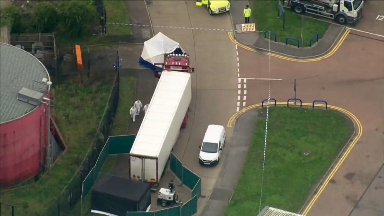 UK Police Launch Murder Probe After 39 Bodies Found In Truck