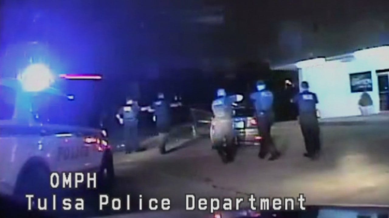 Tulsa Police Release Dashcam Video From Stolen Car Chase