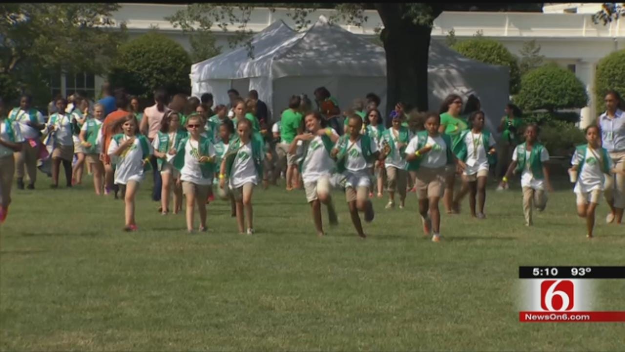Oklahoma Girl Scouts Camp On Historic White House Lawn