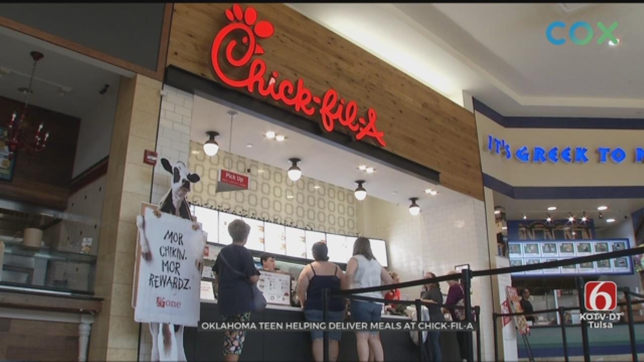 Tulsa Teen In Wheelchair Is One Of Chick-fil-A's Best