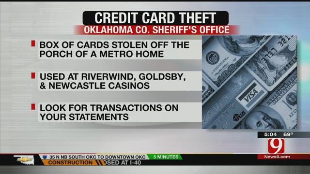 Oklahoma Co. Sheriff's Office Warn Against Unauthorized Use Of Credit Cards