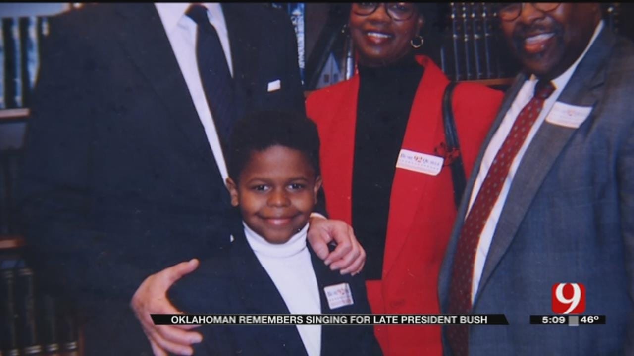 Oklahoman Remembers Singing For Late President Bush