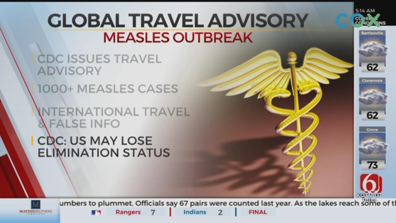 Travelers Urged To Get MMR Vaccine In Wake of 'Record-Breaking' Measles Outbreak