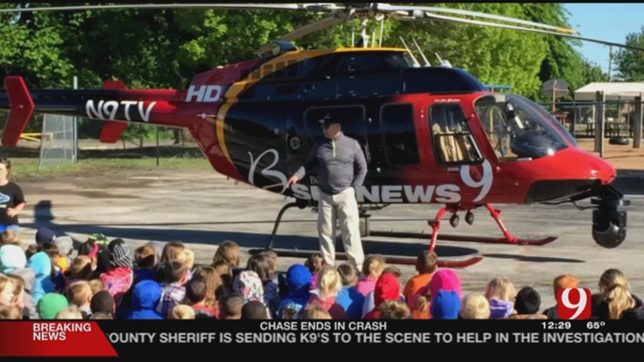 WEB EXTRA: News 9's Jim Gardener Visits Cotteral Elementary School In Guthrie