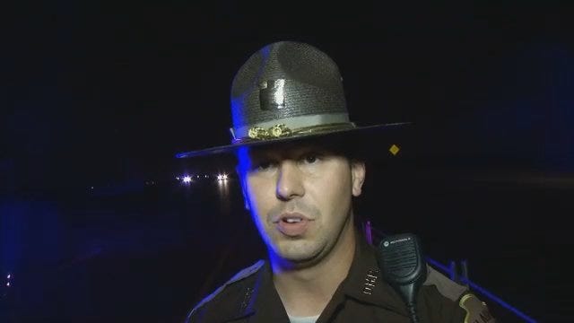 WEB EXTRA: Oklahoma Highway Patrol Trooper Shiloh Hall Talks About Crash