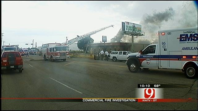 Fire At Uniform Supply Store In OKC Forces Evacuations