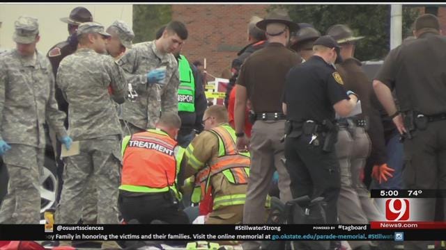 Emergency Workers Participating In OSU Parade First To Respond To Tragedy