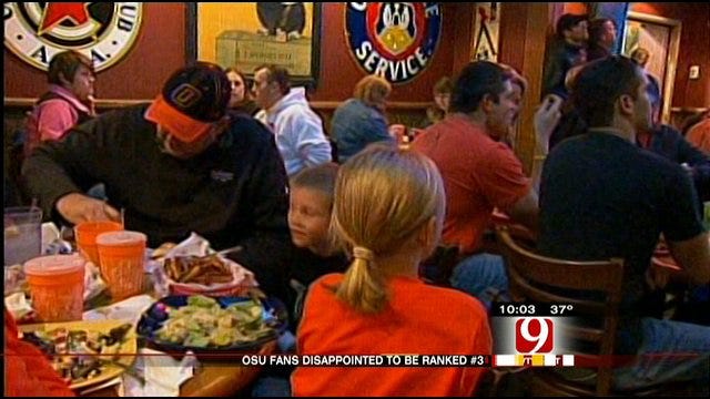 Stillwater Cowboys Fans Disappointed At OSU's BCS Ranking