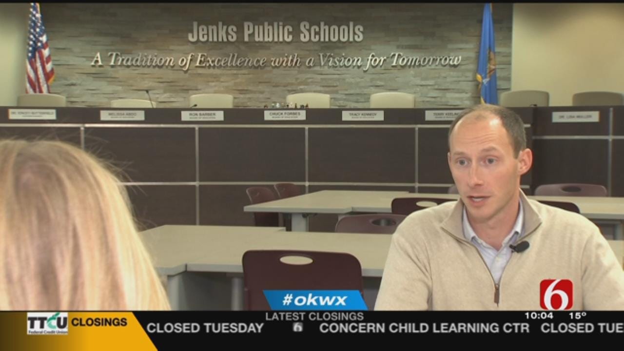 Jenks Schools In Session Despite Bitter Cold