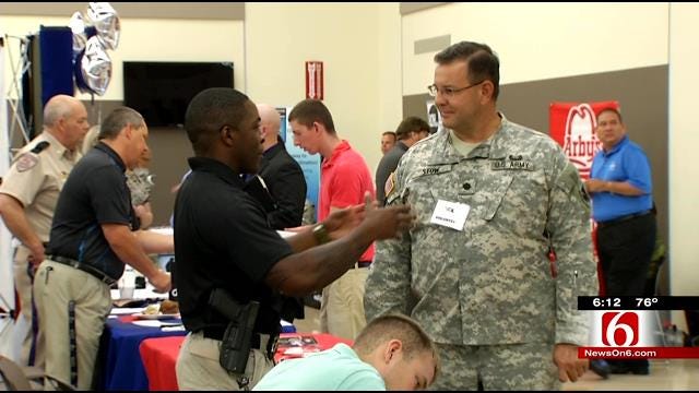 Companies Look To Hire Workers At Broken Arrow Military Job Fair