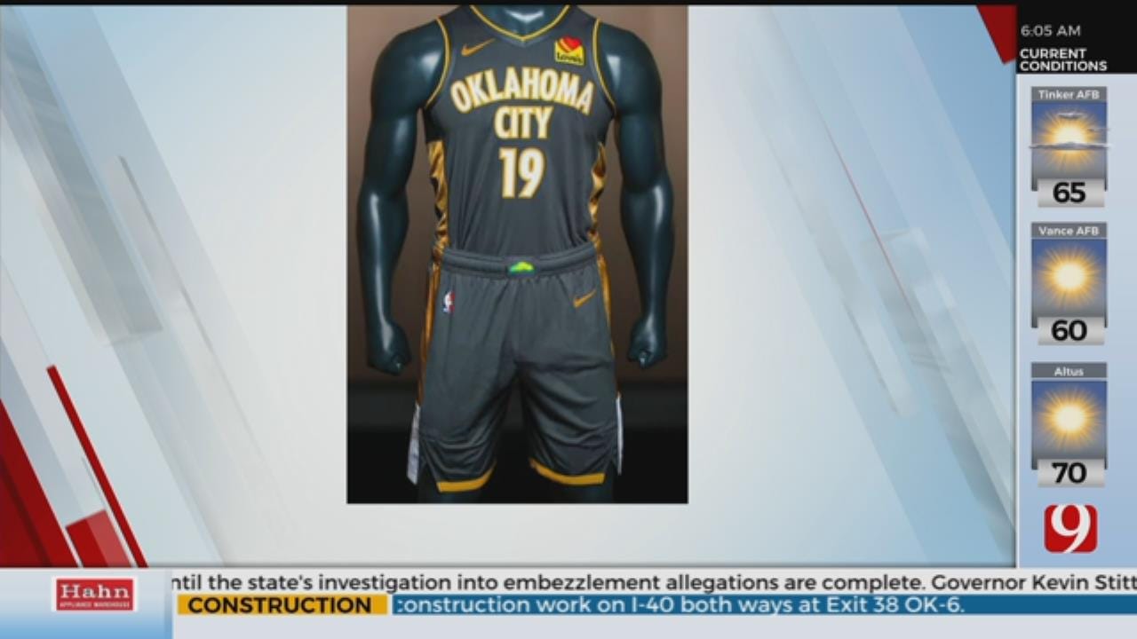 Thunder unveil new uniform in partnership with Oklahoma City