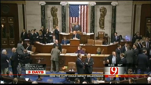 Oklahomans Bracing For Fall Off 'Fiscal Cliff'
