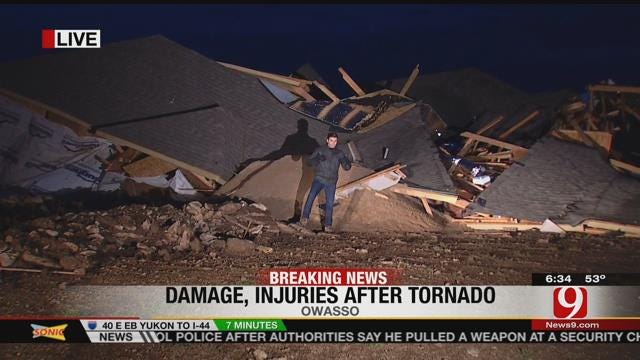 Owasso Residents Survey Tornado Damage