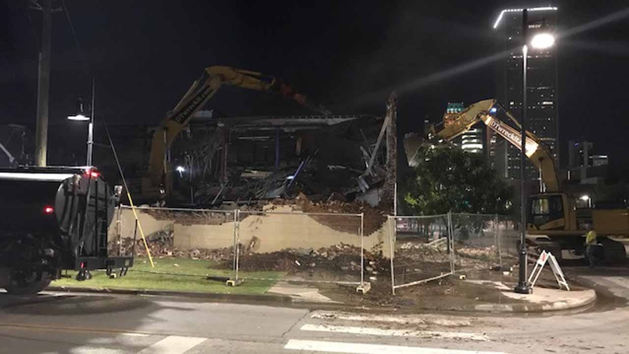 Tulsa Arts District Building Demolished For New WPX Energy Headquarters