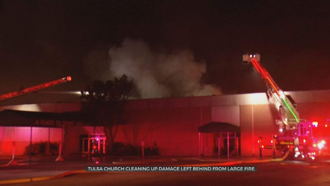 Tulsa Church Heavily Damaged By Fire