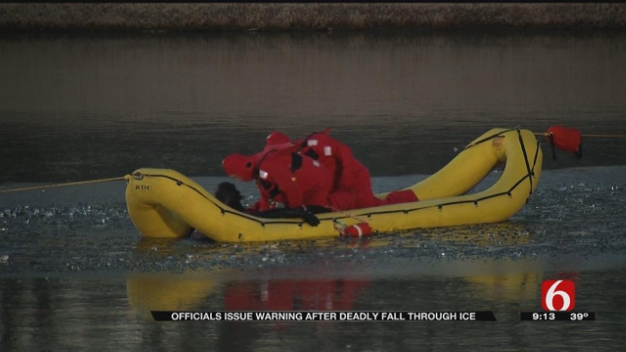 Family Friend Identifies Man Who Fell Through Frozen Catoosa Pond