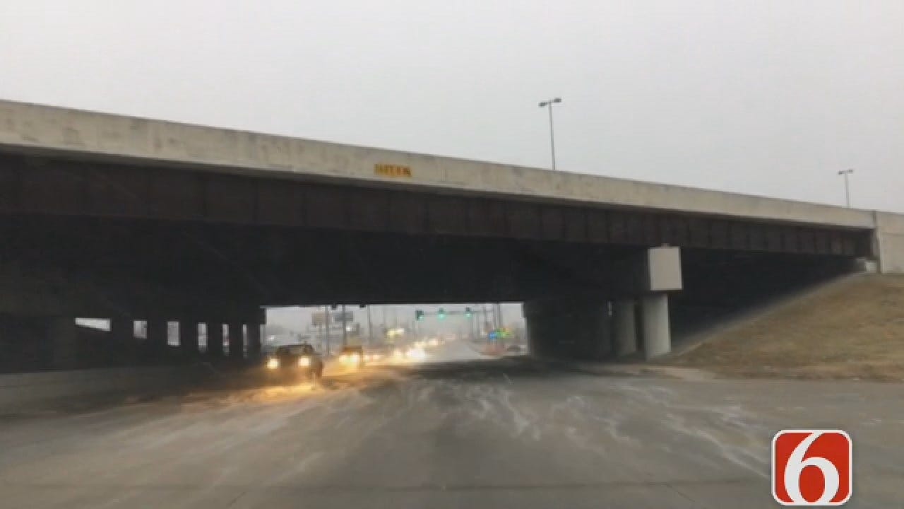 Emory Bryan: Driving Update As Snow Begins To Fall In Tulsa