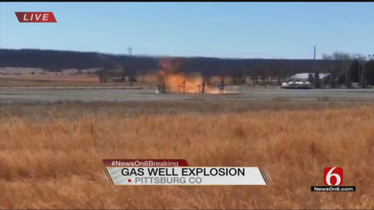 One Injured In Pittsburg County Gas Well Explosion