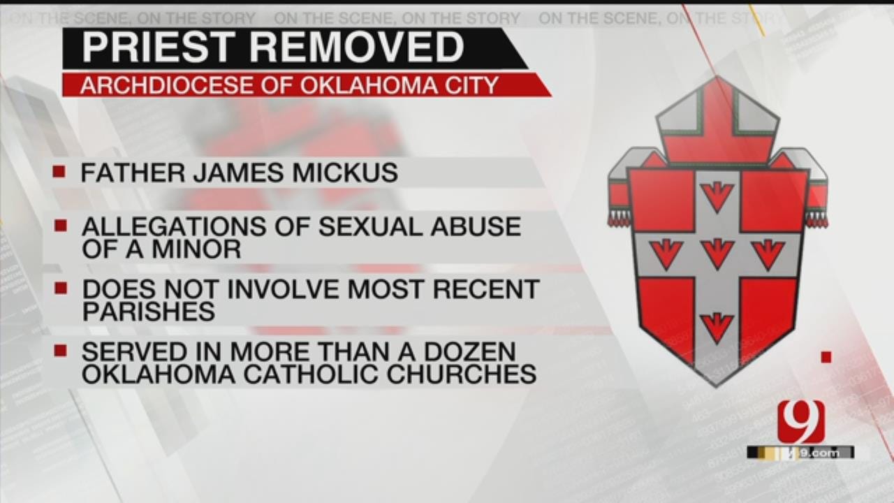 Catholic Priest Removed From Ministry Following Sexual Abuse Allegations