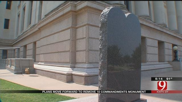 Plans Move Forward To Remove State Capitol's Ten Commandments Monument