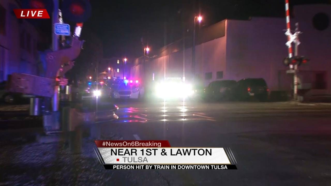Person Hit By Train Taken To Tulsa Hospital