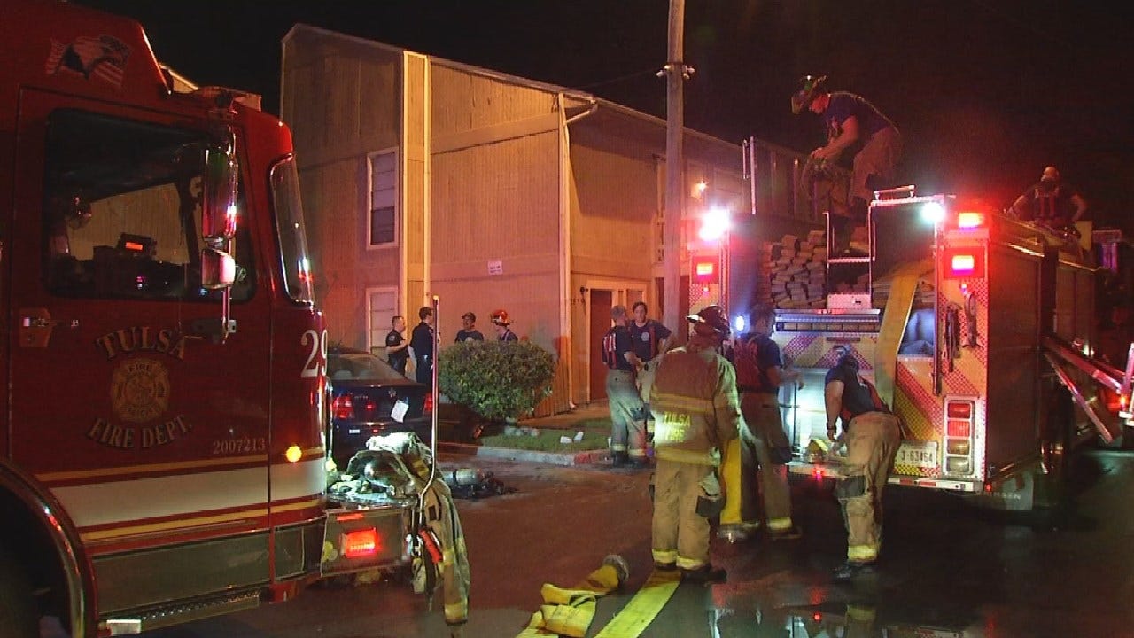 1 Sent To Hospital After Tulsa Apartment Fire