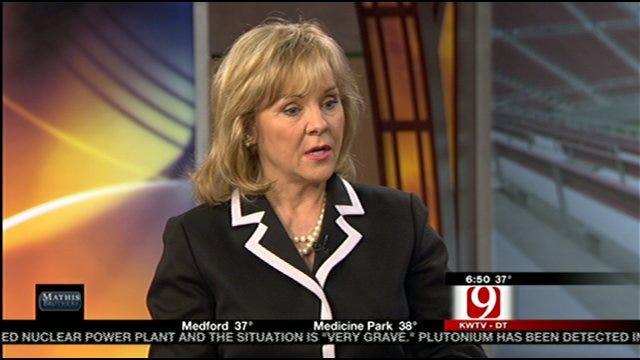 Gov. Fallin Answers Viewer Questions On News 9 This Morning