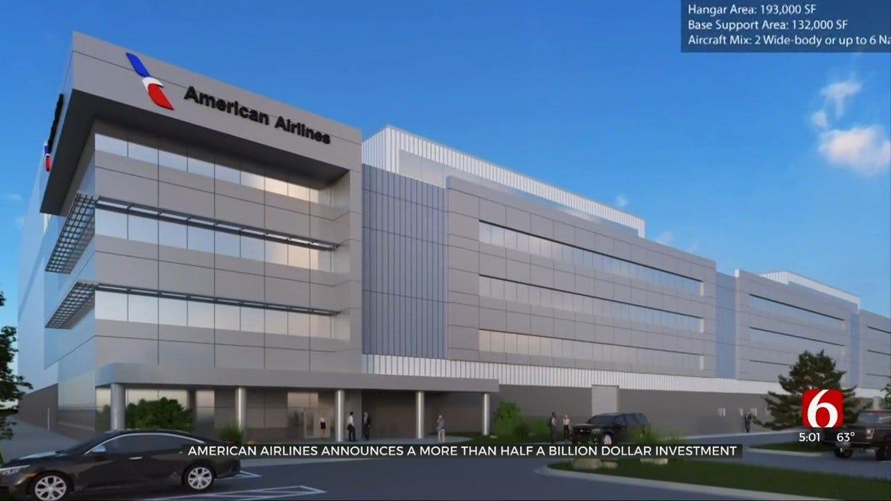 American Airlines Announces More Than $550 Million Investment For New Oklahoma Facilities