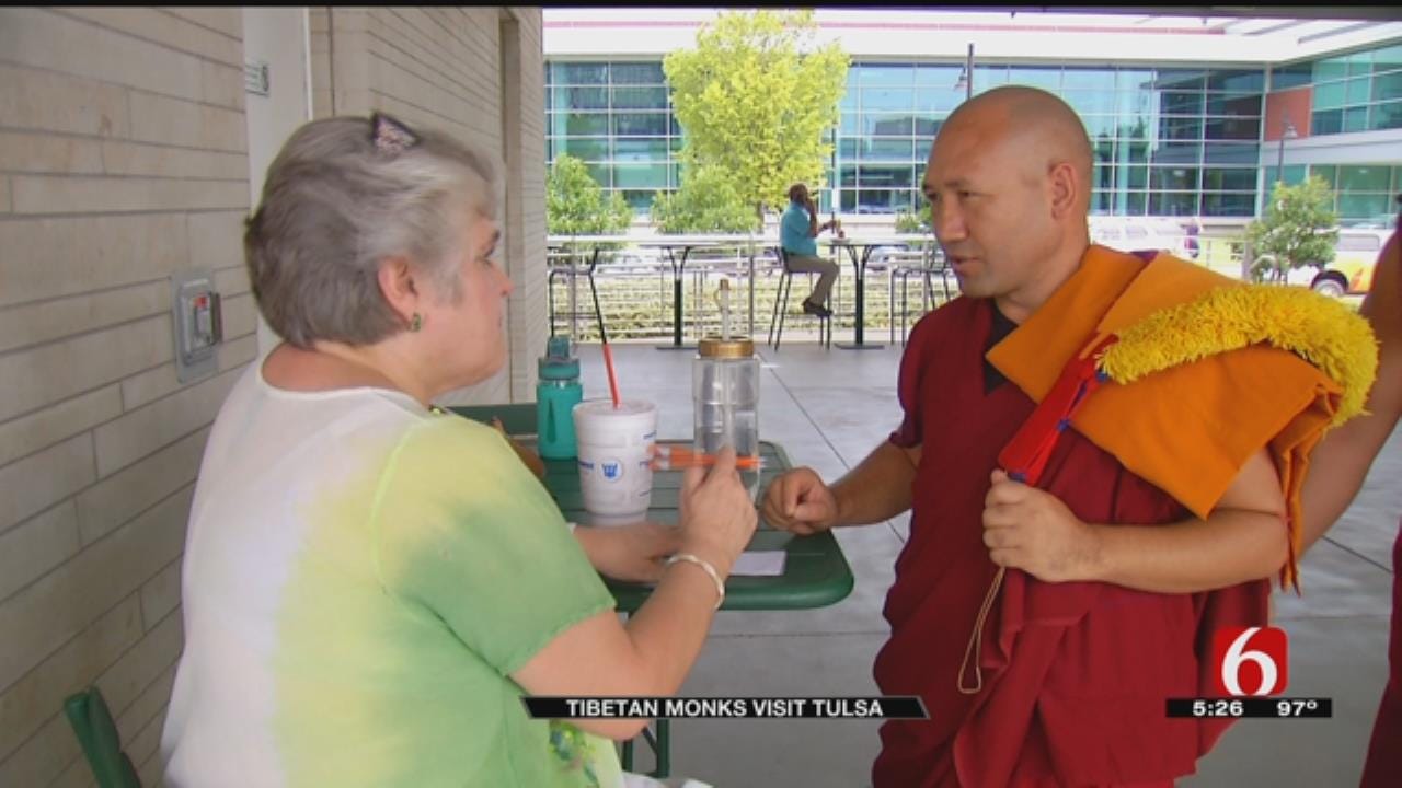 Tibetan Monks In Tulsa For Sacred Arts Tour